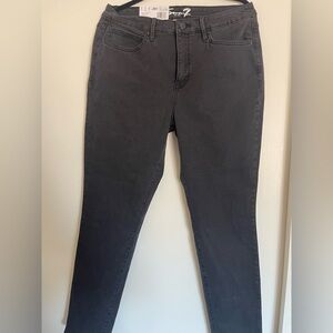 Seven7 Charcoal Skinny Jeans for Women